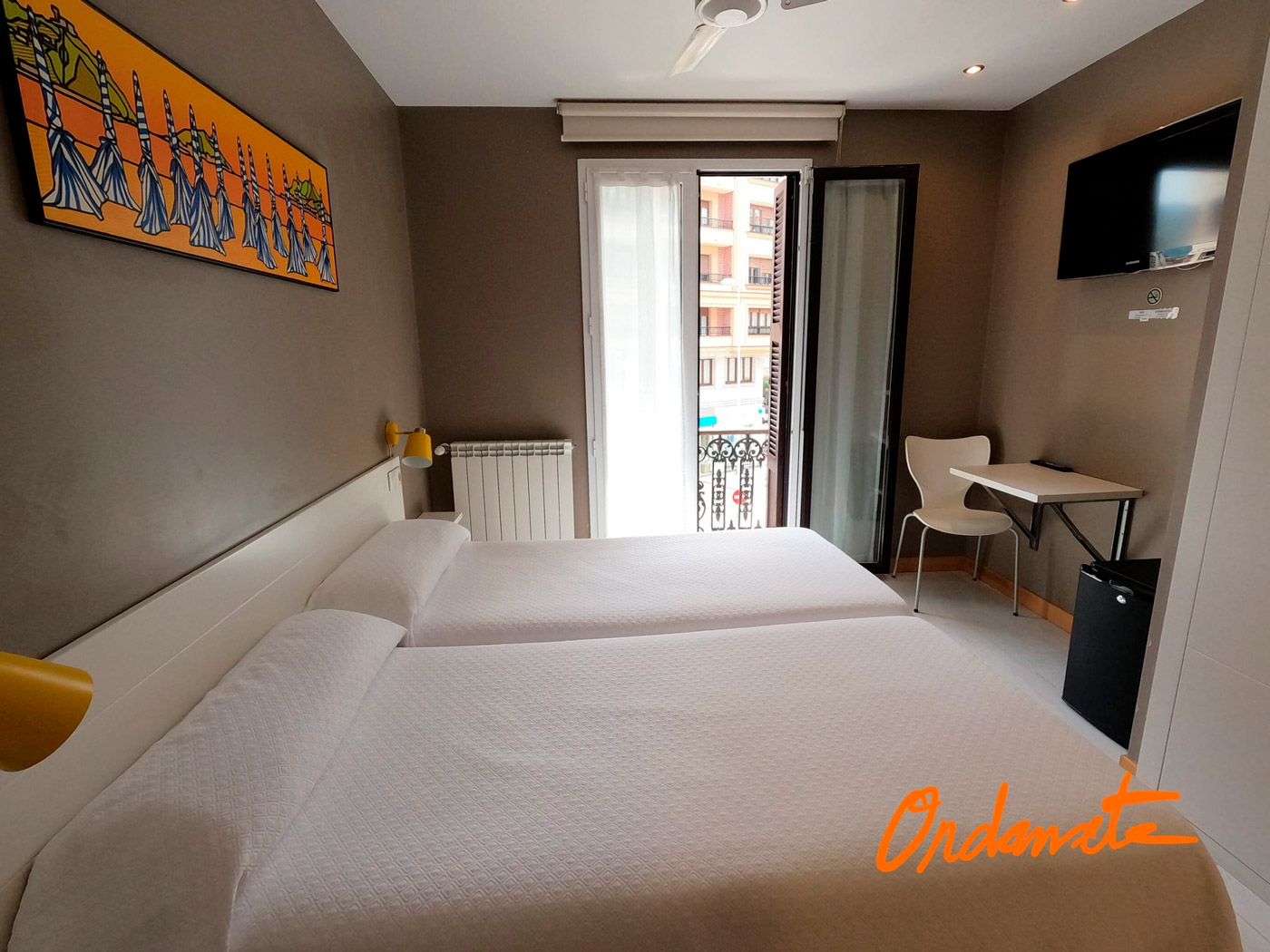 Chambre Ondarreta con 2 camas